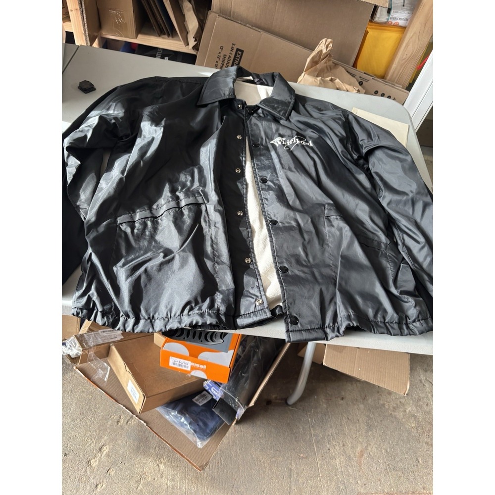 Rare Vintage‎ Whirlpool Corporation Large Black Jacket Nylon